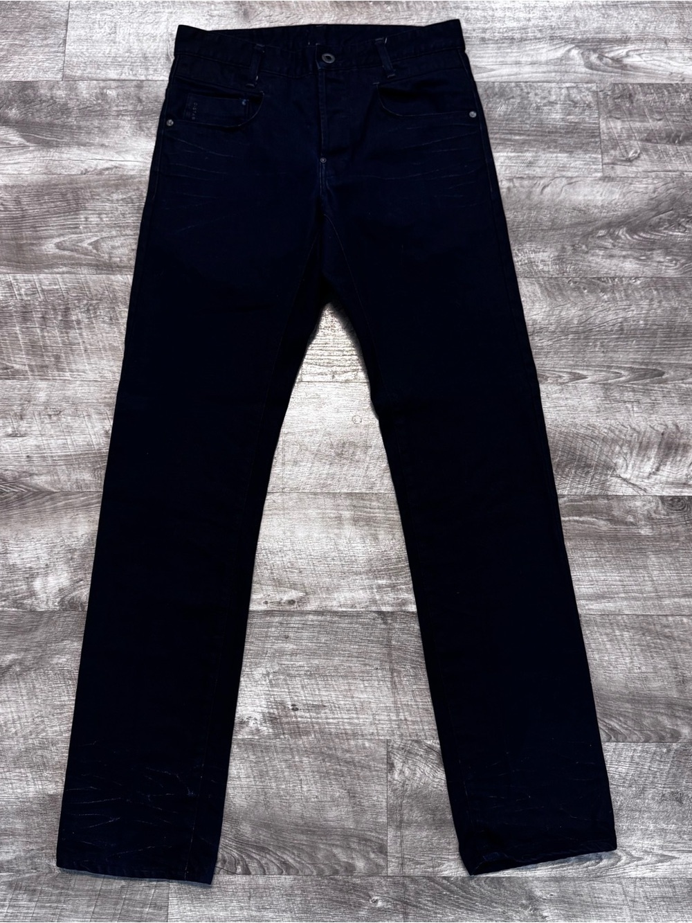 G-Star New Radar Slim Dark Denim Straight Leg Button Fly Jeans Mens Sz. 32x34